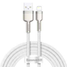 Baseus Cafule USB Lightning töltőkábel, 2,4A, 2m, fehér (CALJK-B02) kábel és adapter