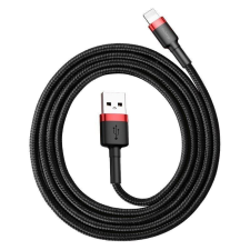 Baseus Cafule USB / Lightning töltőkábel 2m fekete-piros (CALKLF-C19) kábel és adapter