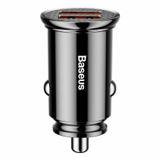 Baseus Circular 2xUSB QC3.0 5A 30W autós töltő (fekete) kreatív és készségfejlesztő