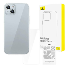 Baseus Clear Case Baseus iPhone 15 + tempered glass tok és táska