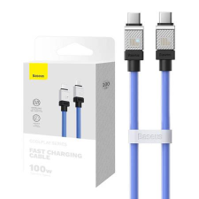 Baseus CoolPlay USB-C - USB-C kábel 100W 1m kék (CAKW000203) (CAKW000203) kábel és adapter