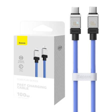 Baseus CoolPlay USB-C - USB-C kábel 100W 2m kék (CAKW000303) (CAKW000303) kábel és adapter
