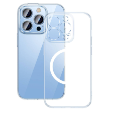 Baseus Crystal Apple iPhone 14 Pro Max Edzett üveg kijelzővédő és szilikon tok készlet - Átlátszó tok és táska