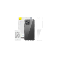 Baseus Crystal Series tok iPhone 11 Pro Max (átlátszó) + edzett üvegfólia + tisztító készlet tok és táska