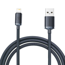 Baseus Crystal Shine USB-Lightning töltőkábel , 2,4A, 2m, fekete (CAJY000101) kábel és adapter