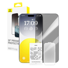 Baseus Diamond iPhone 15 betekintésvédő edzett üvegfólia (P60057405203-00) (P60057405203-00) mobiltelefon kellék