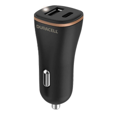 Baseus Duracell Car Charger USB, USB-C 27W (Black) (DR6026A) (DR6026A) mobiltelefon kellék