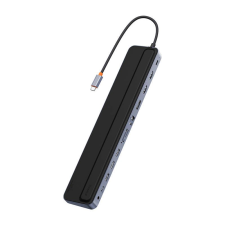 Baseus EliteJoy Gen2 12in1 USB-C Hub sötétszürke (WKSX030213) (WKSX030213) laptop kellék