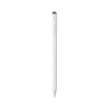 Baseus érintőképernyő ceruza (aktív, passzív, kapacitív, LED kijelző + póthegy) FEHÉR Apple Pencil kompatibilis mobiltelefon, tablet alkatrész