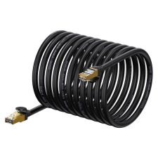Baseus Ethernet RJ45 hálózati kábel 10Gbps 30m fekete (WKJS011001) (WKJS011001) - UTP kábel és adapter