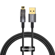 Baseus Explorer Series kábel USB - Lightning 2.4A kábel 1 m fekete (CATS000401) kábel és adapter