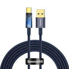 Baseus Explorer USB-USB-C kábel 100W 2m (CATS000303) #kék kábel és adapter