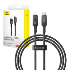 Baseus Fast Charging Cable Baseus USB C TO IP 20A 1M (Black) kábel és adapter