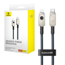 Baseus Fast Charging Cable Baseus USB-C to IP 20A 2M (blue) kábel és adapter