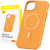 Baseus Fauxther mágneses hátlaptok iPhone 15 Pro Max narancssárga