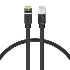 Baseus Flat UTP CAT6 Patch kábel 3m - Fekete (PCWL-C01) kábel és adapter