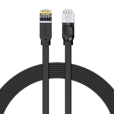 Baseus Flat UTP CAT6 Patch kábel 8m - Fekete (PCWL-E01) kábel és adapter