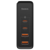 Baseus GaN2 Pro sieťová nabíjačka 2x USB / 2x USB-C 100W QC PD, čierna