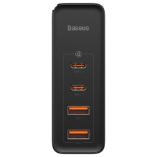 Baseus GaN2 Pro sieťová nabíjačka 2x USB / 2x USB-C 100W QC PD, čierna mobiltelefon kellék