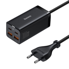 Baseus GAN3 Pro 2xUSB-A + 2xUSB-C hálózati töltő 100W fekete (CCGP000101) (CCGP000101) mobiltelefon kellék