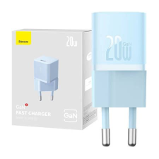 Baseus GaN5 Mini USB-C hálózati töltő 20W kék (CCGN050103) (CCGN050103) mobiltelefon kellék