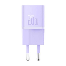Baseus GaN5 Mini USB-C hálózati töltő 20W lila (CCGN050105) (CCGN050105) mobiltelefon kellék