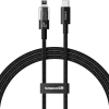 Baseus Gem USB-C apa - Lightning apa Adat és gyorstöltő kábel 1m - Fekete (P10373001111-00)