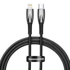Baseus Glimmer Series USB-C - Lightning kábel 1m fekete (CADH000001) (CADH000001) mobiltelefon kellék