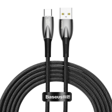 Baseus Glimmer Series USB USB-C kábel 100W 2m fekete (CADH000501) (CADH000501) mobiltelefon kellék