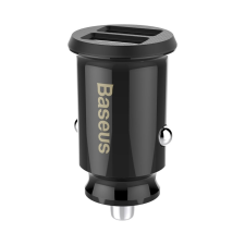 Baseus Grain autós töltő Mini univerzális Smart autós töltő 2 USB 3.1A fekete (CCALL - ML01) mobiltelefon kellék