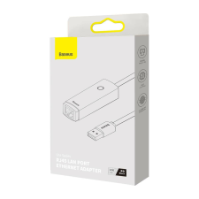 Baseus HUB Lite Series Ethernet (USB-A bemenetről - RJ45 LAN port) adapter, 100Mbps, fekete (WKQX000001) hub és switch