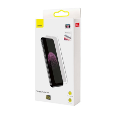 Baseus képernyővédő üveg (2.5D lekerekített szél, ultravékony, karcálló, betekintés elleni védelem, 0.3mm, 9H) ÁTLÁTSZÓ mobiltelefon kellék