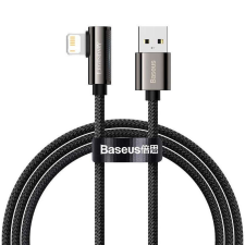 Baseus Legend Series Lightning derékszögű USB kábel 2,4A 2m (CALCS-A01) #fekete kábel és adapter