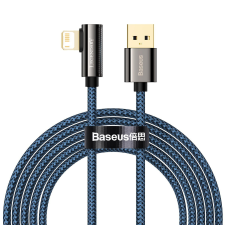 Baseus Legend Series USB-A apa 2.0 - Lightning apa Adat és töltőkábel - Kék/Fekete (2m) kábel és adapter