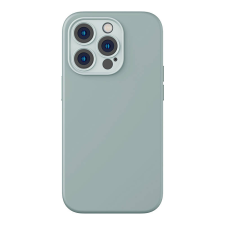 Baseus Liquid Silica iPhone 14 Pro Max Tok, üvegfólia és tisztító készlet (zöld) tok és táska