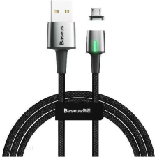 Baseus mágneses USB-A - MicroUSB kábel 1m fekete (CAMXC-A01) kábel és adapter