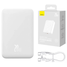 Baseus Magnetic Mini Power Bank 20000mAh 20W fehér power bank