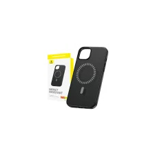 Baseus Magnetic Phone Case for iPhone 15 ProMax Baseus Fauxther Series (Black) tok és táska