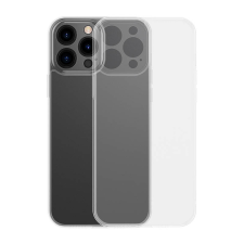 Baseus Matt tok iPhone 13 Pro-hoz (Áttetsző) + Edzett üveg tok és táska