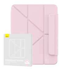 Baseus Minimalist mágneses tok iPad 10.2″ (2019/2020/2021) (babarózsaszín) tablet tok