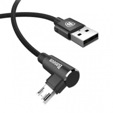Baseus MVP kábel USB / Micro USB 1.5A 2m, fekete kábel és adapter