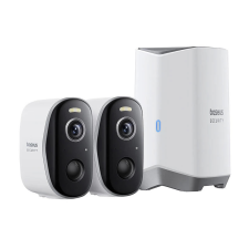 Baseus N1 Plus 2K 2 kamera kit fehér megfigyelő kamera
