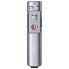 Baseus Orange Dot multifunkcionális távirányító prezentációkhoz, lézermutatóval, újratölthető (szürke) prezenter