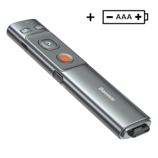 Baseus Orange Dot vezeték nélküli prezenter - szürke (elemmel) prezenter