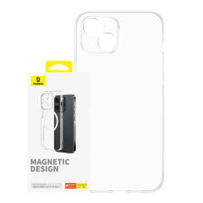 Baseus OS-Lucent sorozat mágneses telefontok iPhone 15 Plus készülékhez (átlátszó) tok és táska