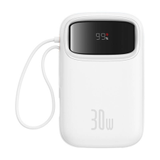 Baseus P10055008213-00 Powerbank QPow 2 10000mAh 30W 2xUSB-C - Fehér (P10055008213-00) power bank