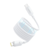 Baseus PICOGO adatkábel (Type-C - Type-C, 240W, PD gyorstöltő, mágneses, 100cm) FEHÉR