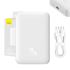 Baseus PPCX070002 Magnetic Mini 10000mAh fehér powerbank power bank