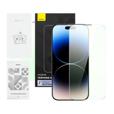 Baseus Privacy Crystal Series Apple iPhone 14 Pro Edzett üveg kijelzővédő mobiltelefon kellék