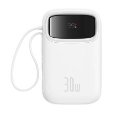 Baseus QPow 2 Powerbank 10000mAh 30W fehér (P10055008213-00) (P10055008213-00) power bank